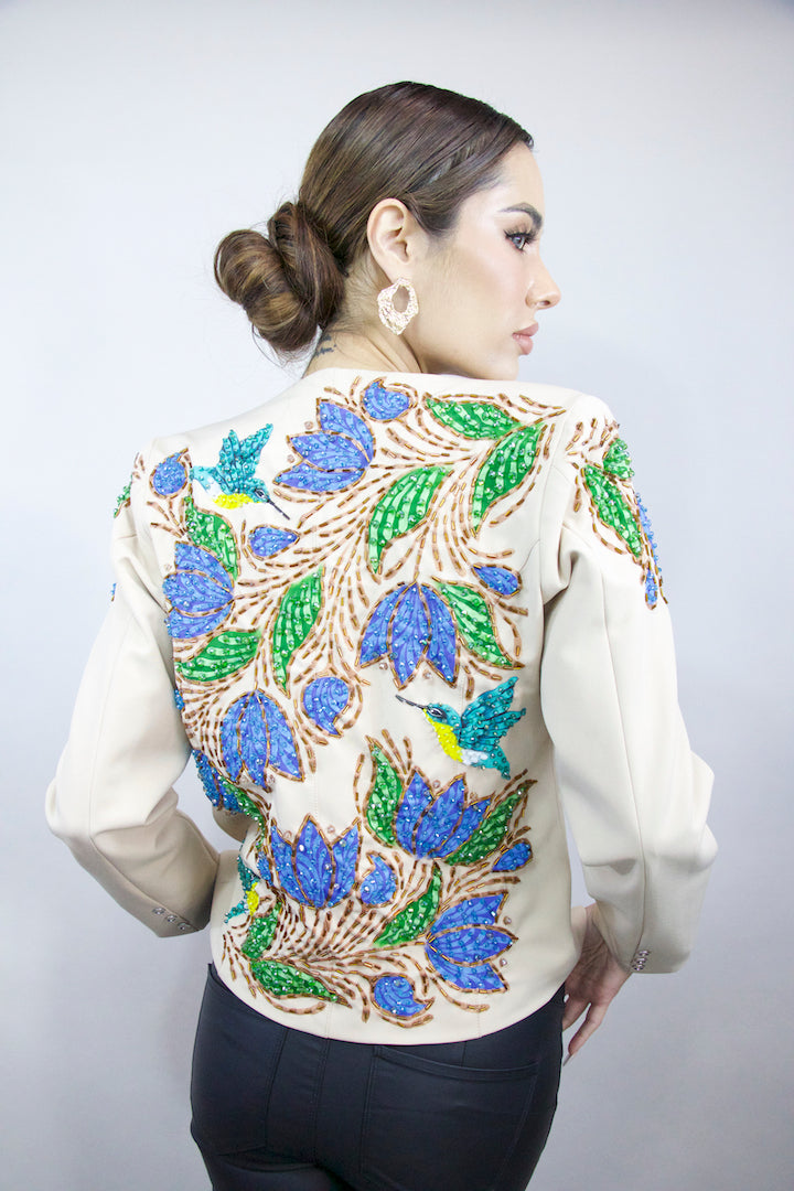 SACO COLIBRIES FLORES