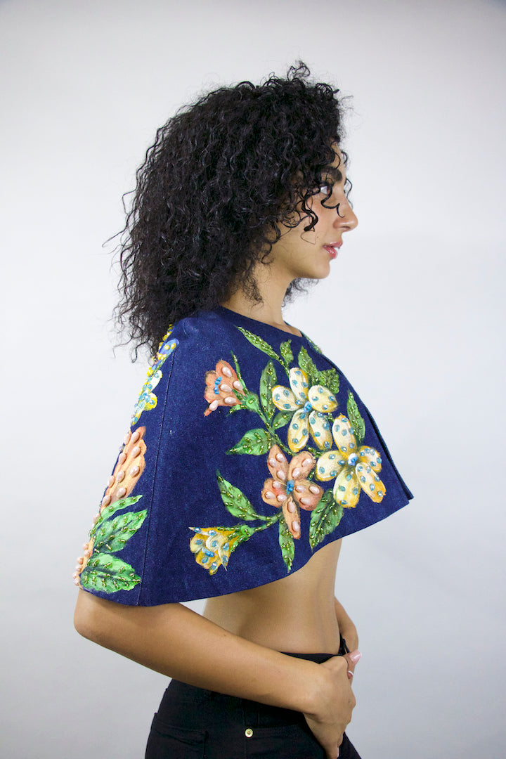 CORAZONES FLORES TALLA S