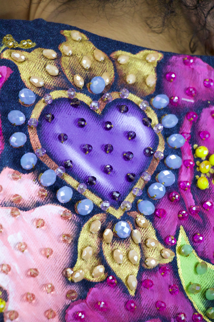 FLORES CORAZONES TALLA S