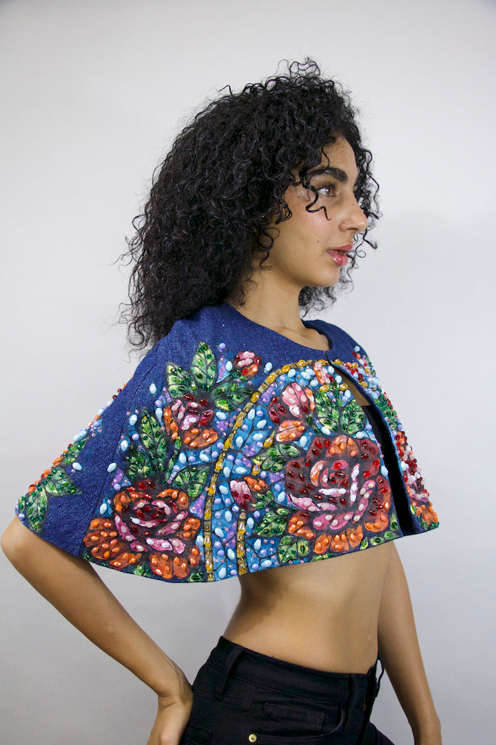 VITRAL ROSAS TALLA S