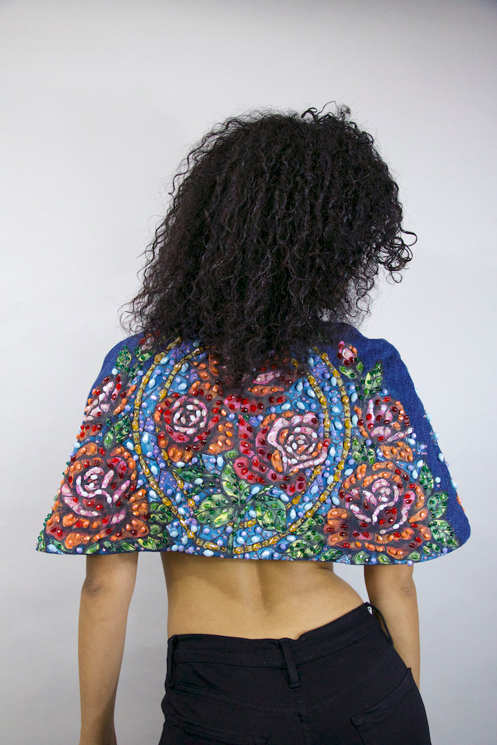VITRAL ROSAS TALLA S