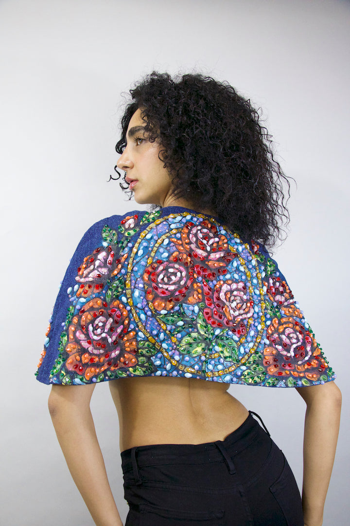 VITRAL ROSAS TALLA S