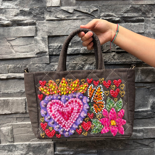 Mini Manhattan corazón mariposas