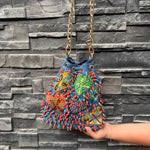 Morralito corazones Talavera