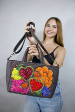 MINI MANHATTAN CORAZONES FLORES