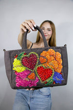 MINI MANHATTAN CORAZONES FLORES