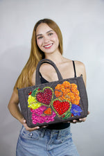 MINI MANHATTAN CORAZONES FLORES