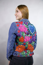 FLORES CORAZON AZUL