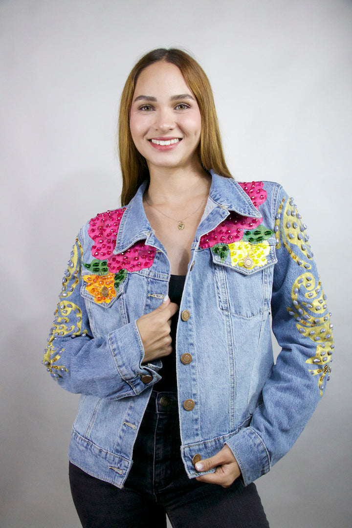 CORAZON AZUL FLORES