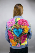 CORAZON AZUL FLORES