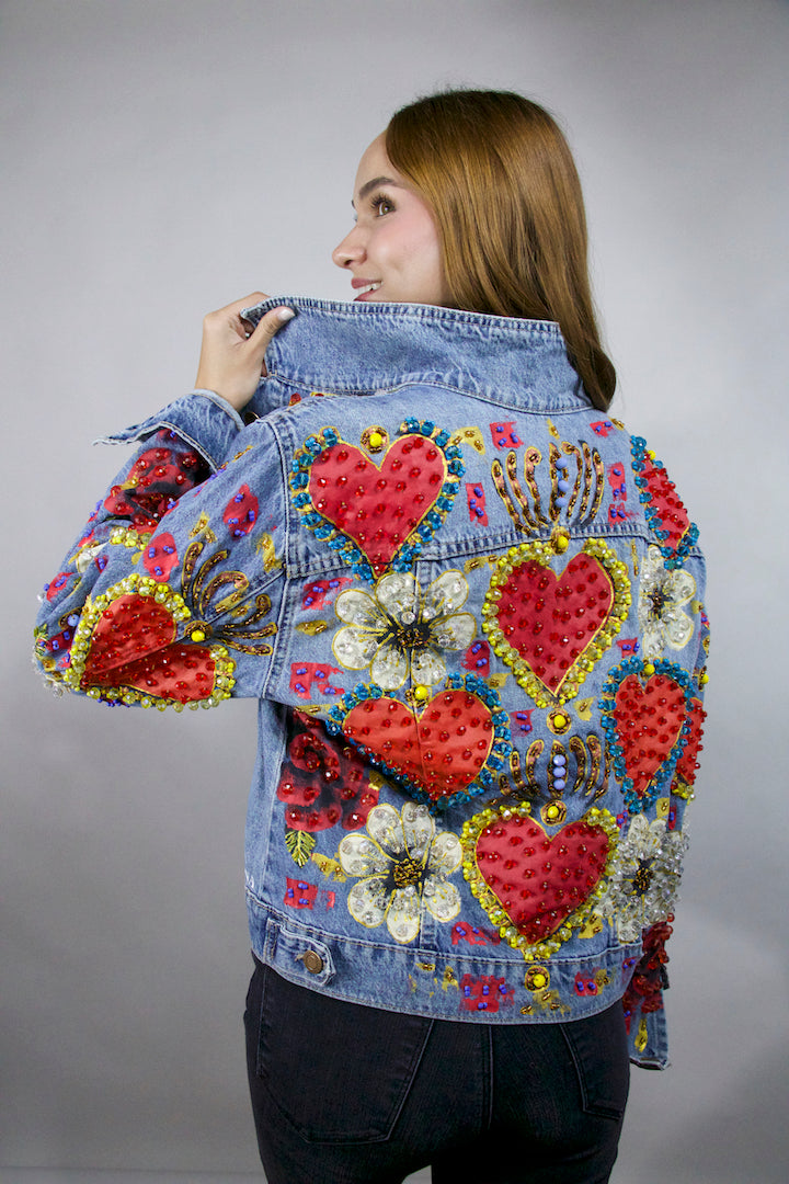CORAZONES FLORES