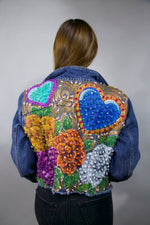 CORAZON AZUL FLORES