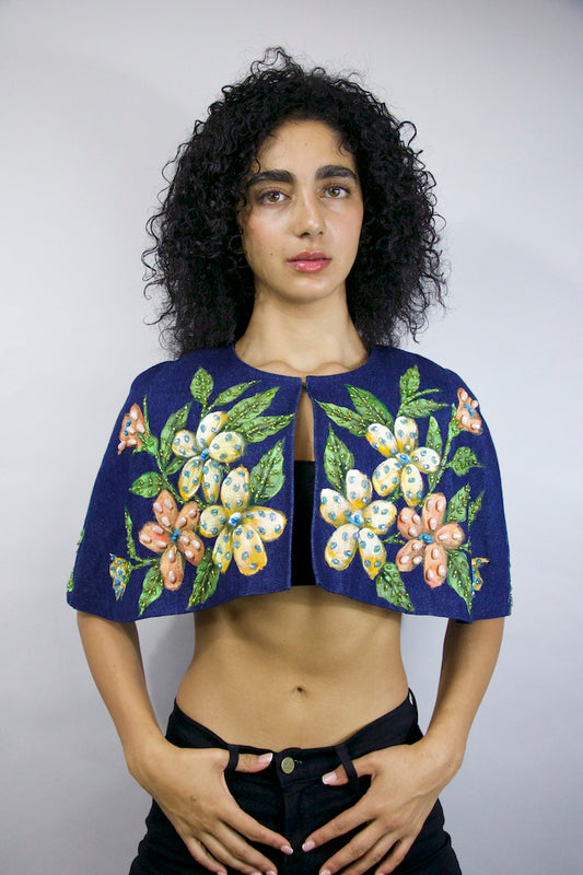 CORAZONES FLORES TALLA S