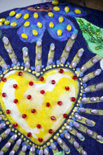 CORAZONES FLORES TALLA S